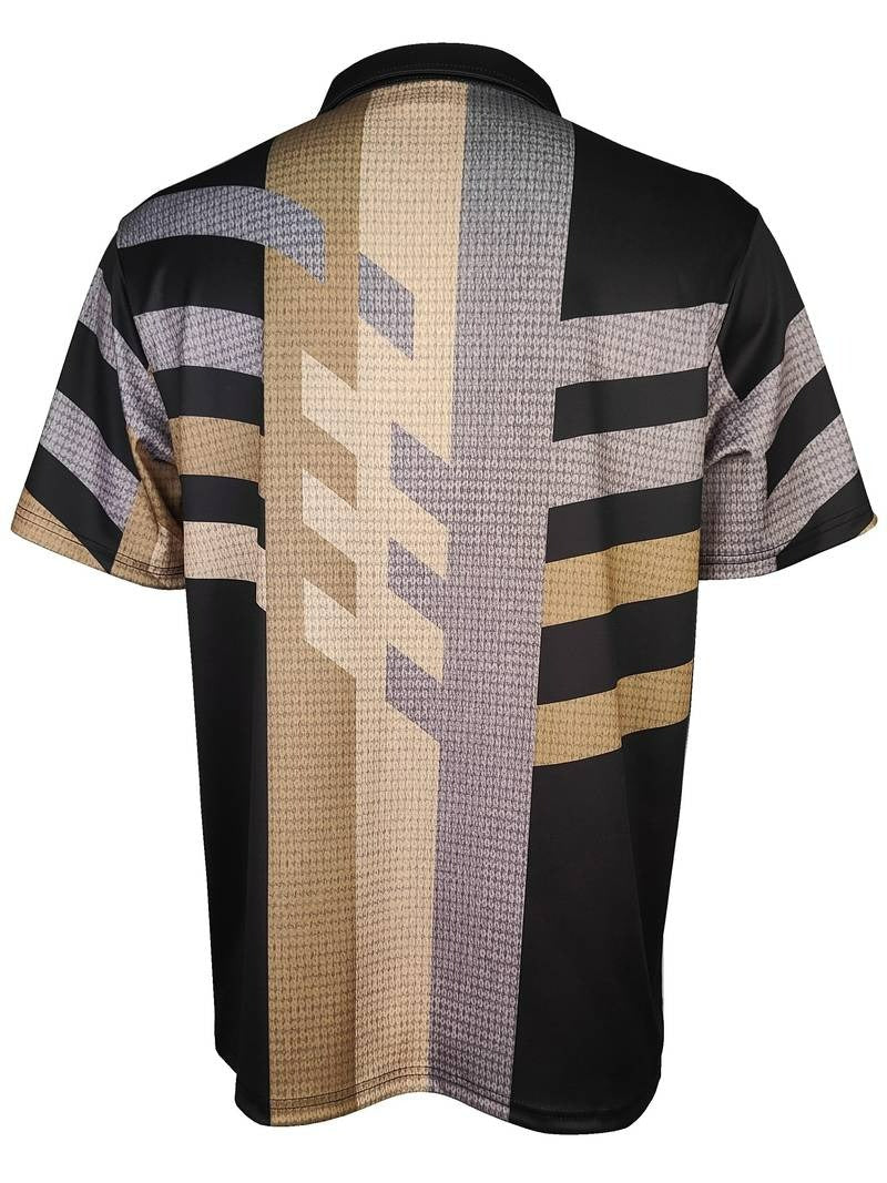 Men's Polo with 1/4 Buttons in Vintage Style - Gunter