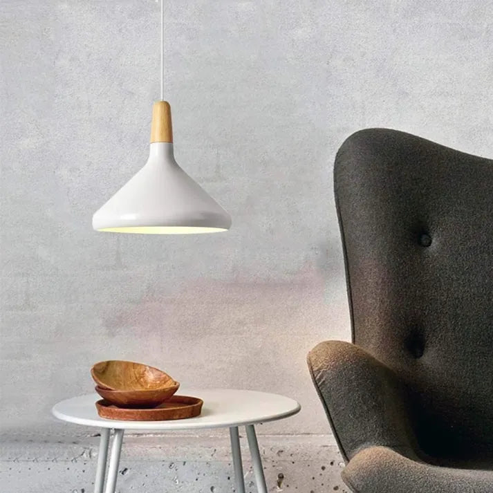 Conical Metal Pendant Lamp Macaron - Minimalistic and Stylish