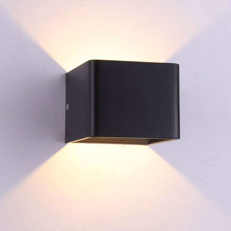 LuxorLight - Apliques LED quadrados de alumínio com estilo