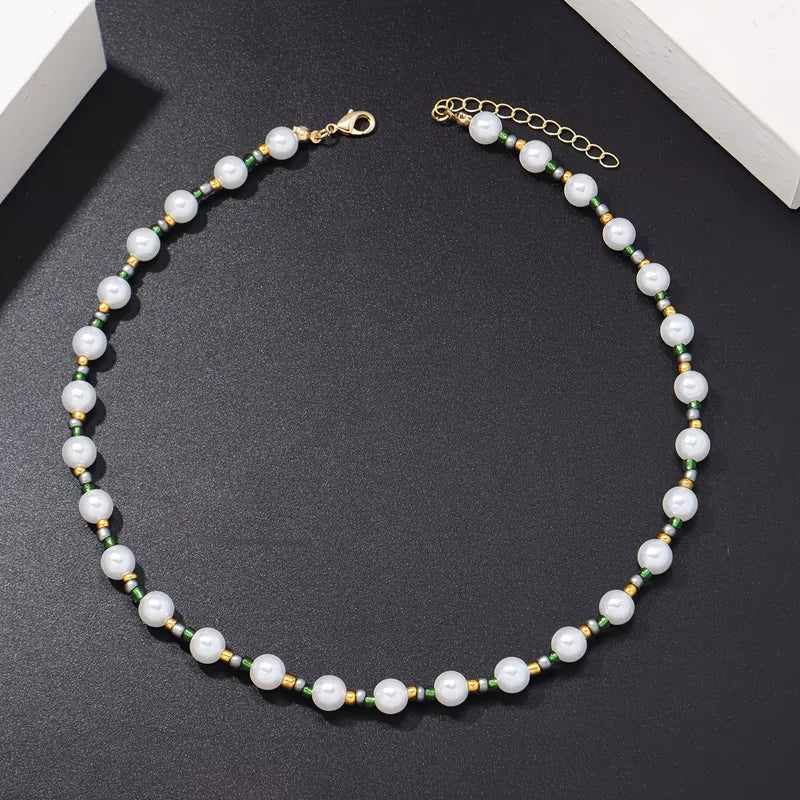 Necklaces with Imitation Pearls
