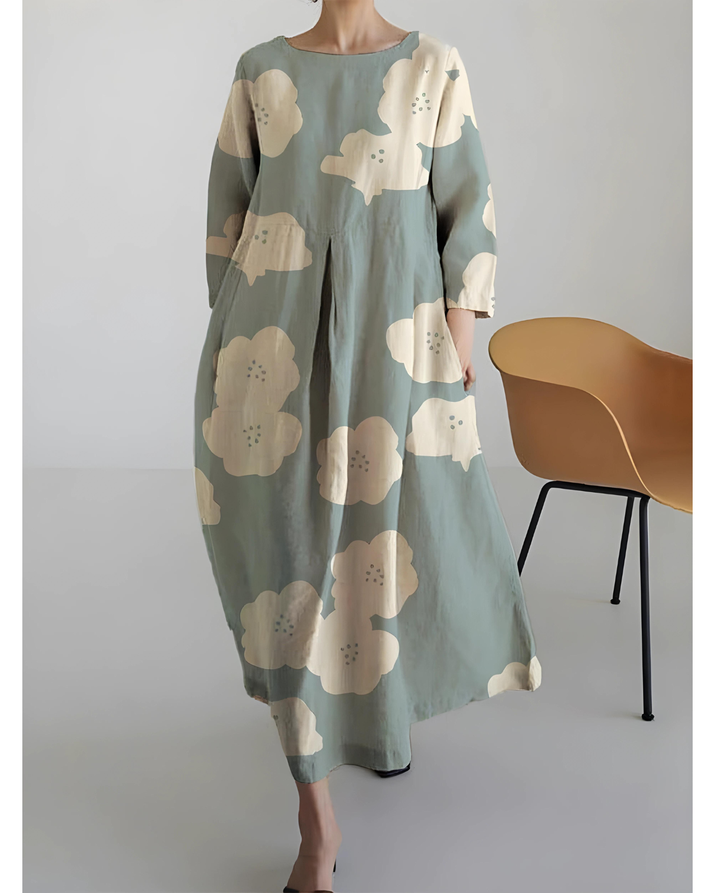 Robe élégante avec encolure ronde - Susanne