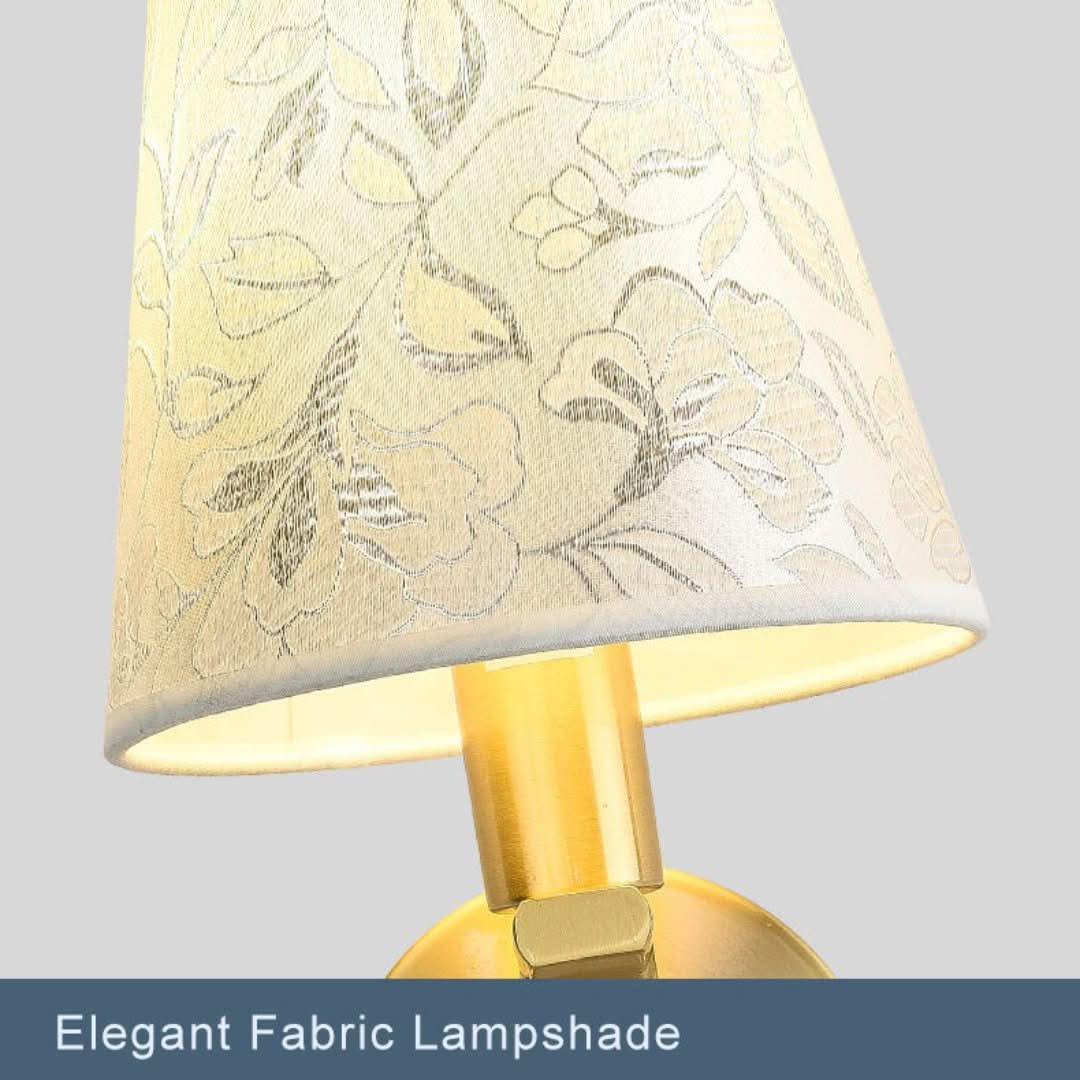 LichtBloeier - moderne vegglampe med stoffskjerm
