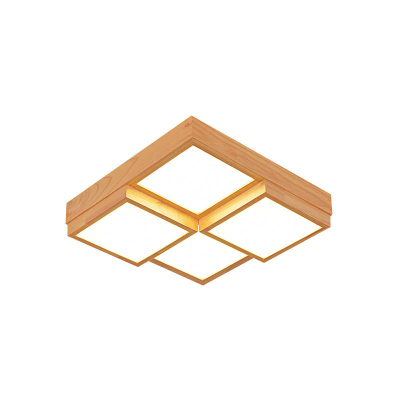 NatureLuxe Holz-Deckenleuchte - Stimmungsvolles, modernes Design