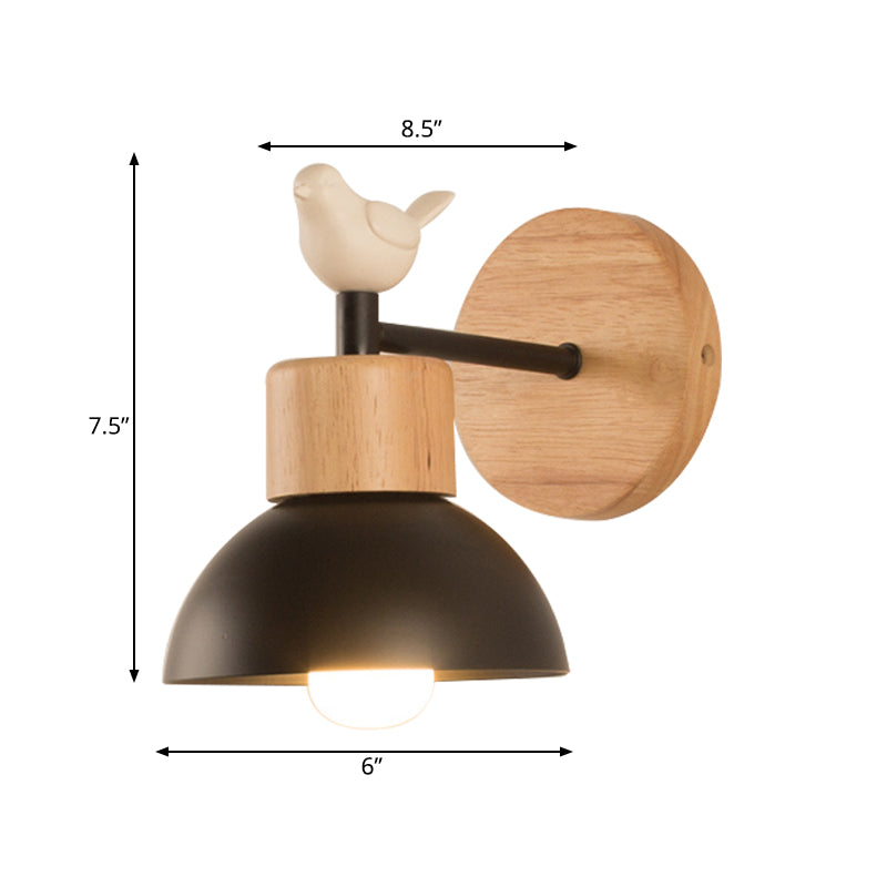 Candeeiro de parede NordicDome - Iluminação acolhedora para quartos de criança
