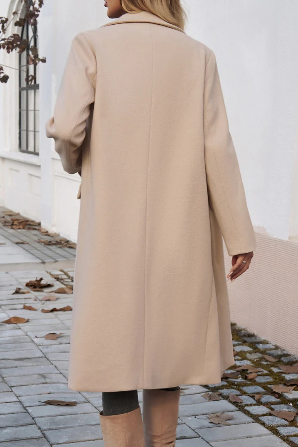 Elegant Women's Blazer Coat with Buttons