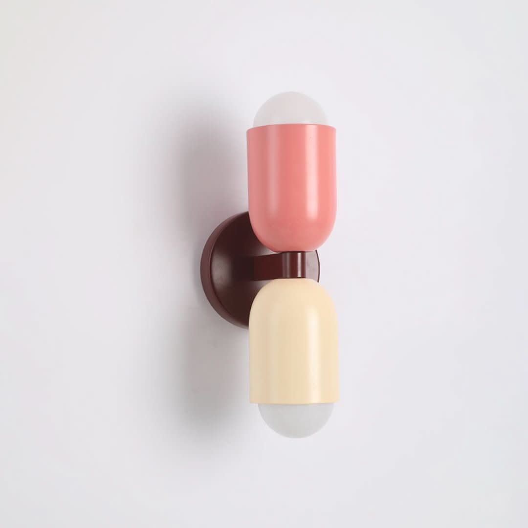 Метална LED стенна лампа с дизайн Morandi