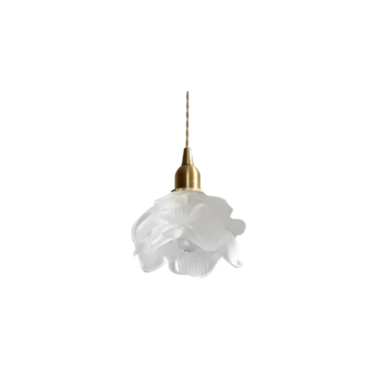 Suspension florale – Design élégant et éclairage d’ambiance