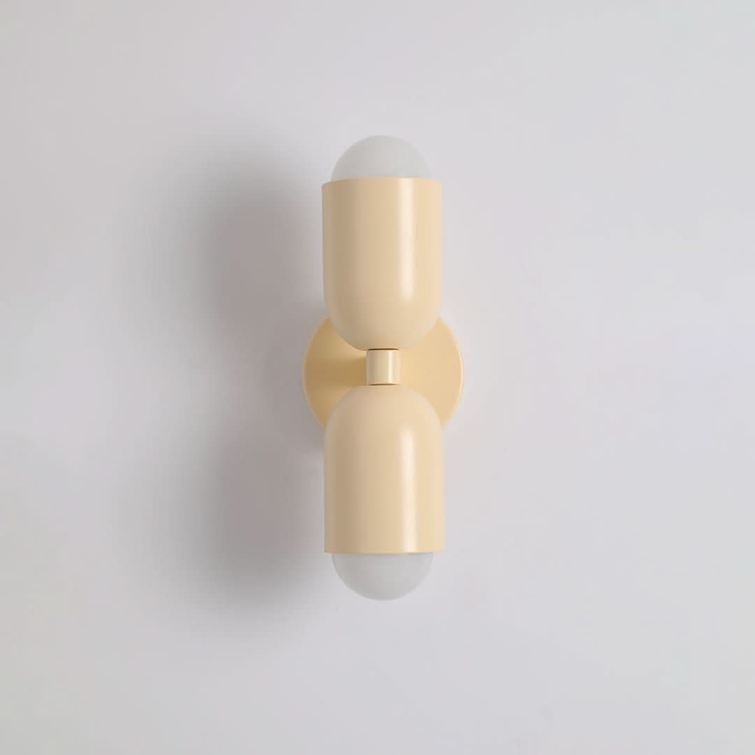 Метална LED стенна лампа с дизайн Morandi