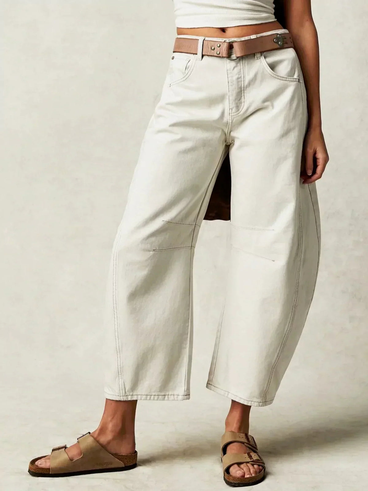 Zillah – Wide Leg Barrel Jeans | High Waist
