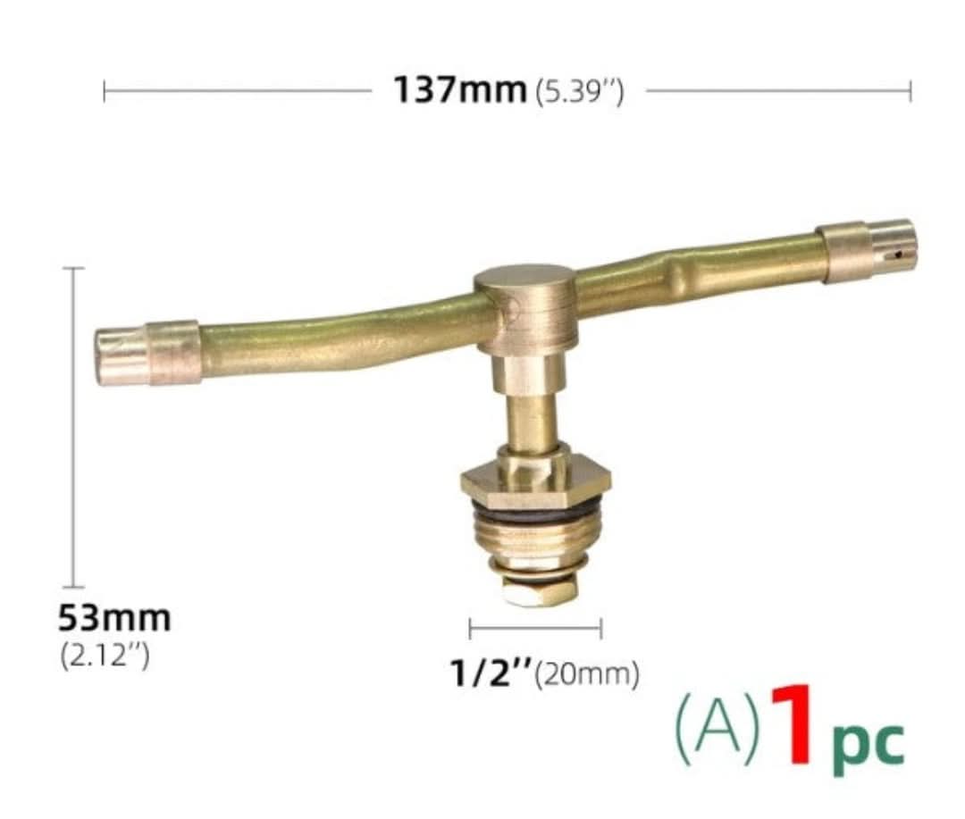 Automatische sproeier met 3/4 arm