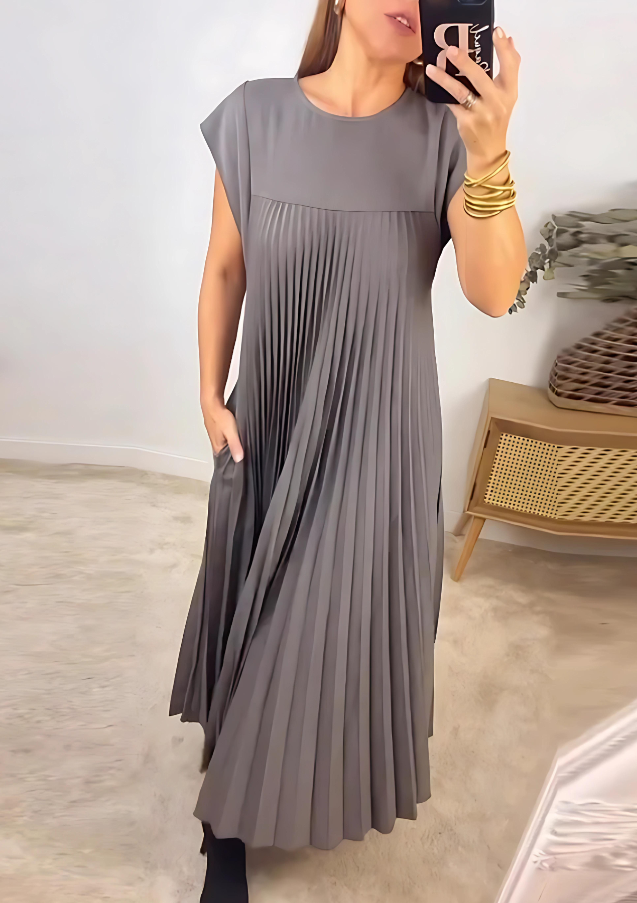 Elegantes Kleid mit Falten - Molly