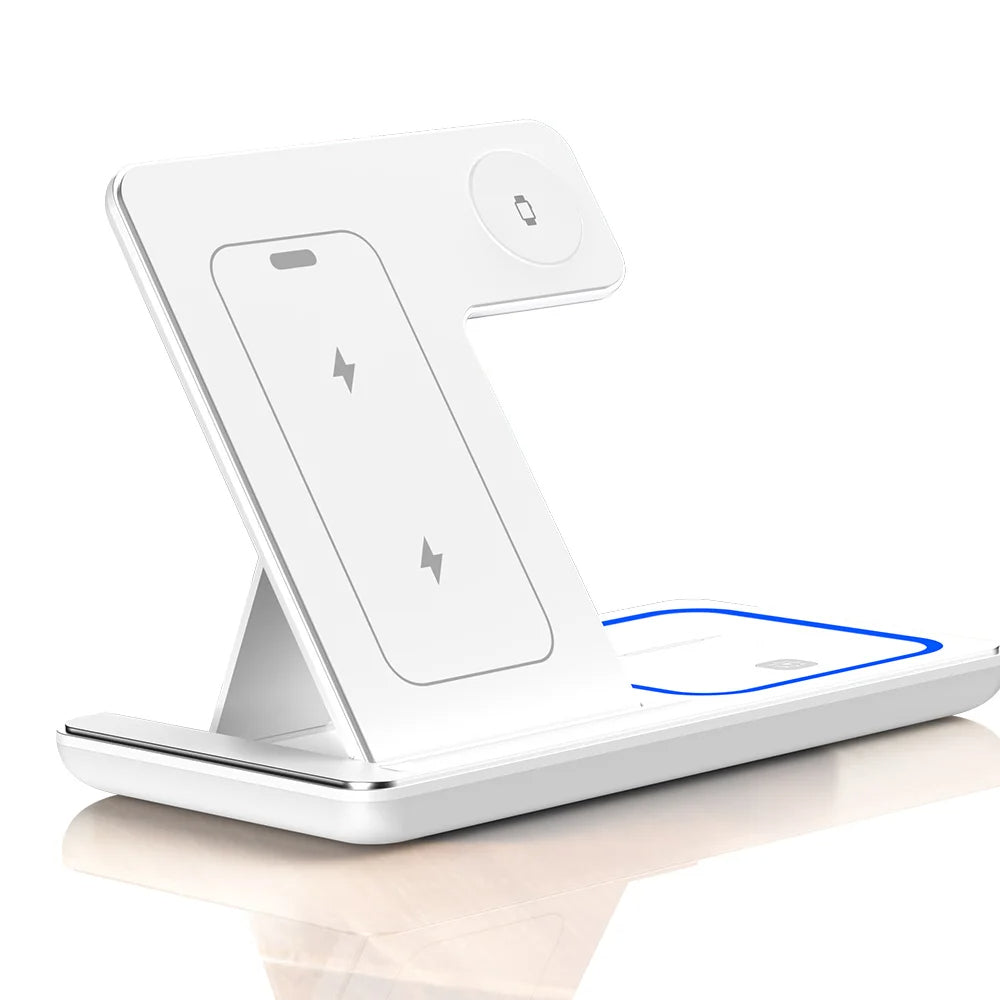 PowerFold Trio – 3-in-1 Foldable 100W LED Fast Charger