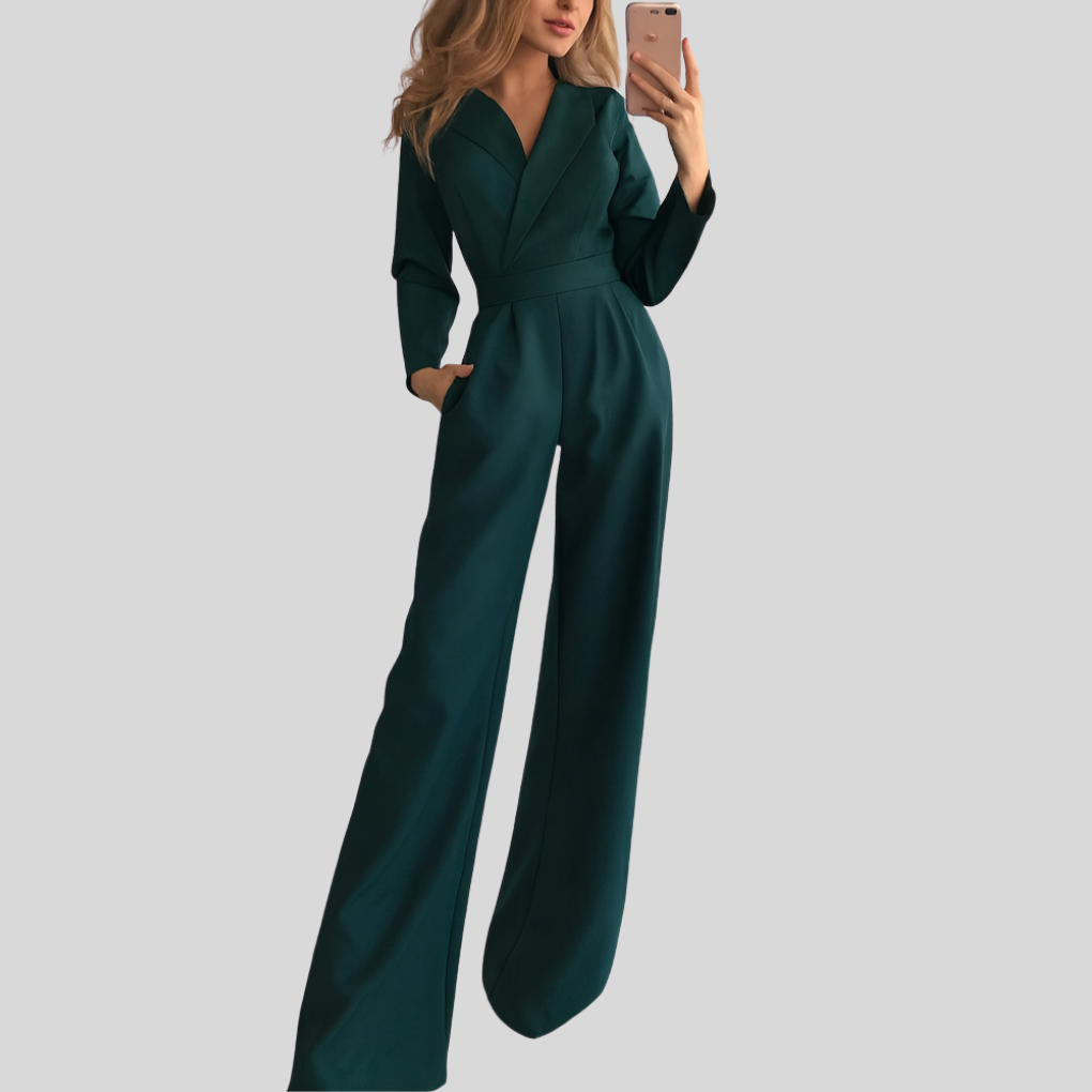 Jumpsuit with Wide Straps