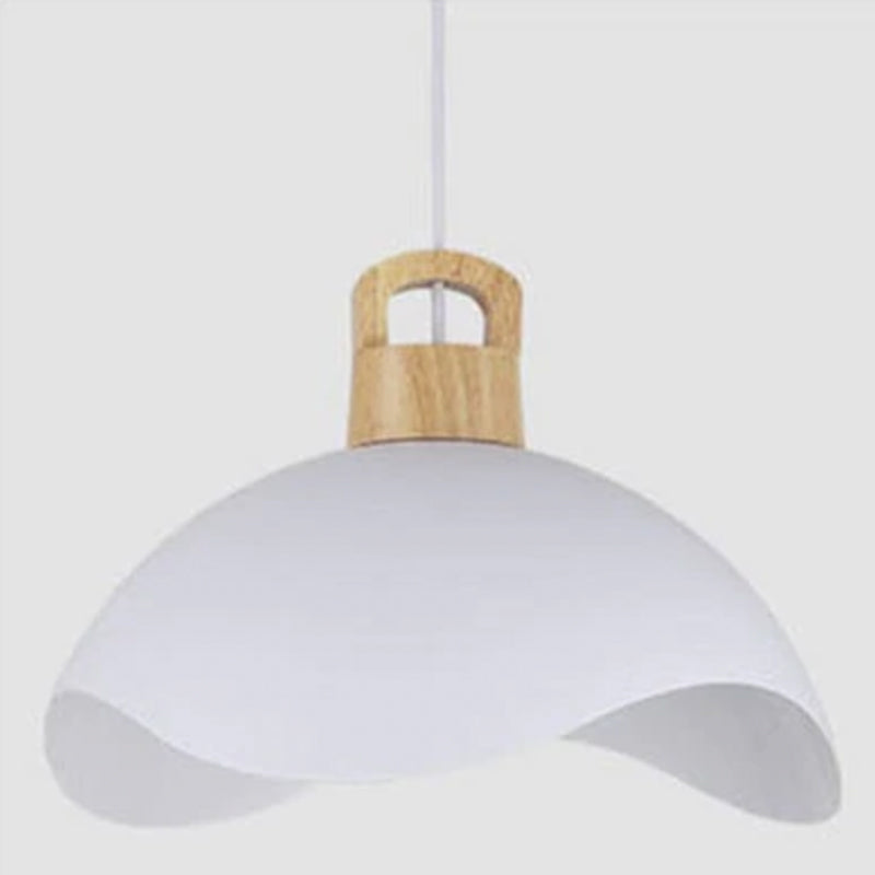 Vintage-Pendelleuchte aus schwarzem Metall