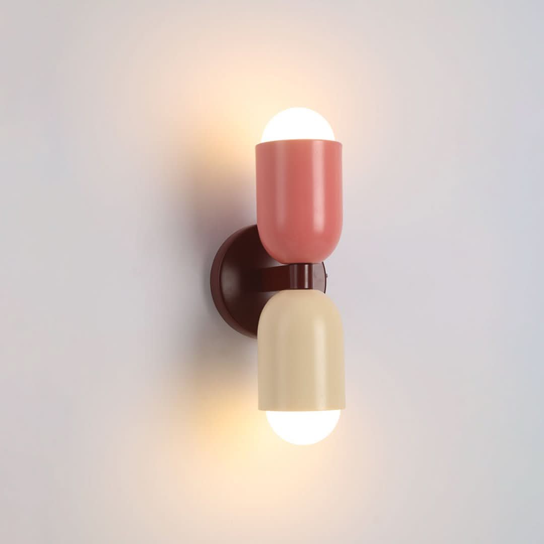 Метална LED стенна лампа с дизайн Morandi