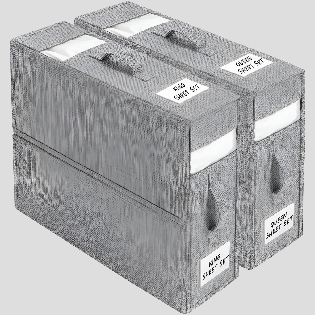 Faltbare Bettlaken-Organizer-Box
