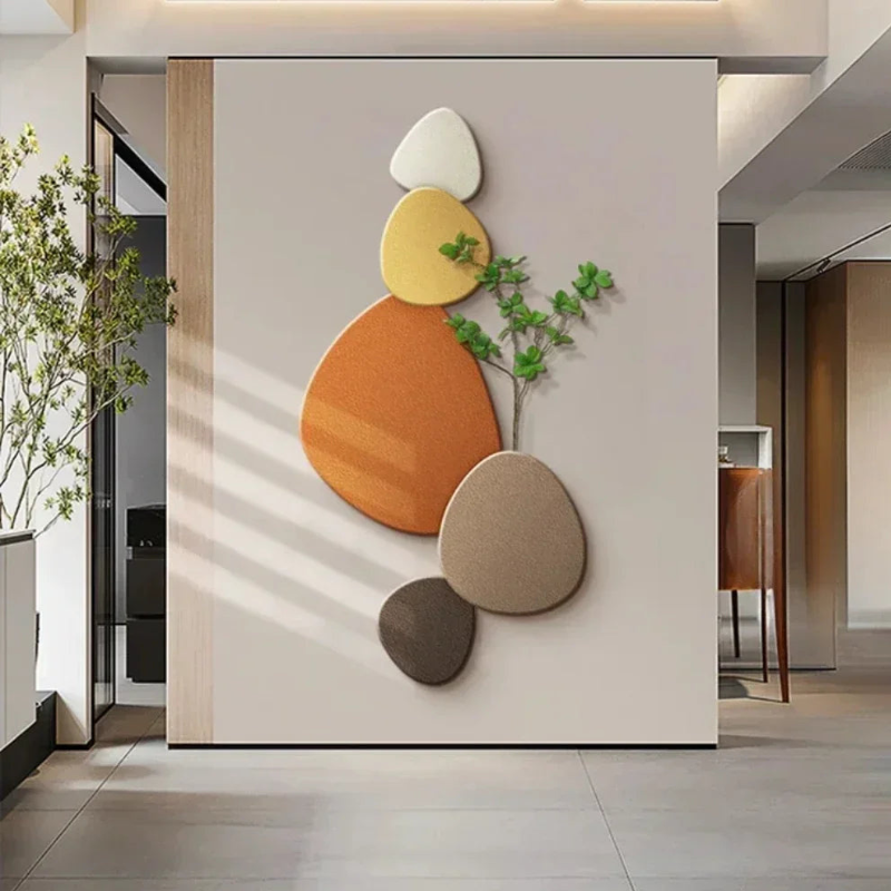 Lampă de perete modernă, cu design organic și iluminare LED, pentru interior