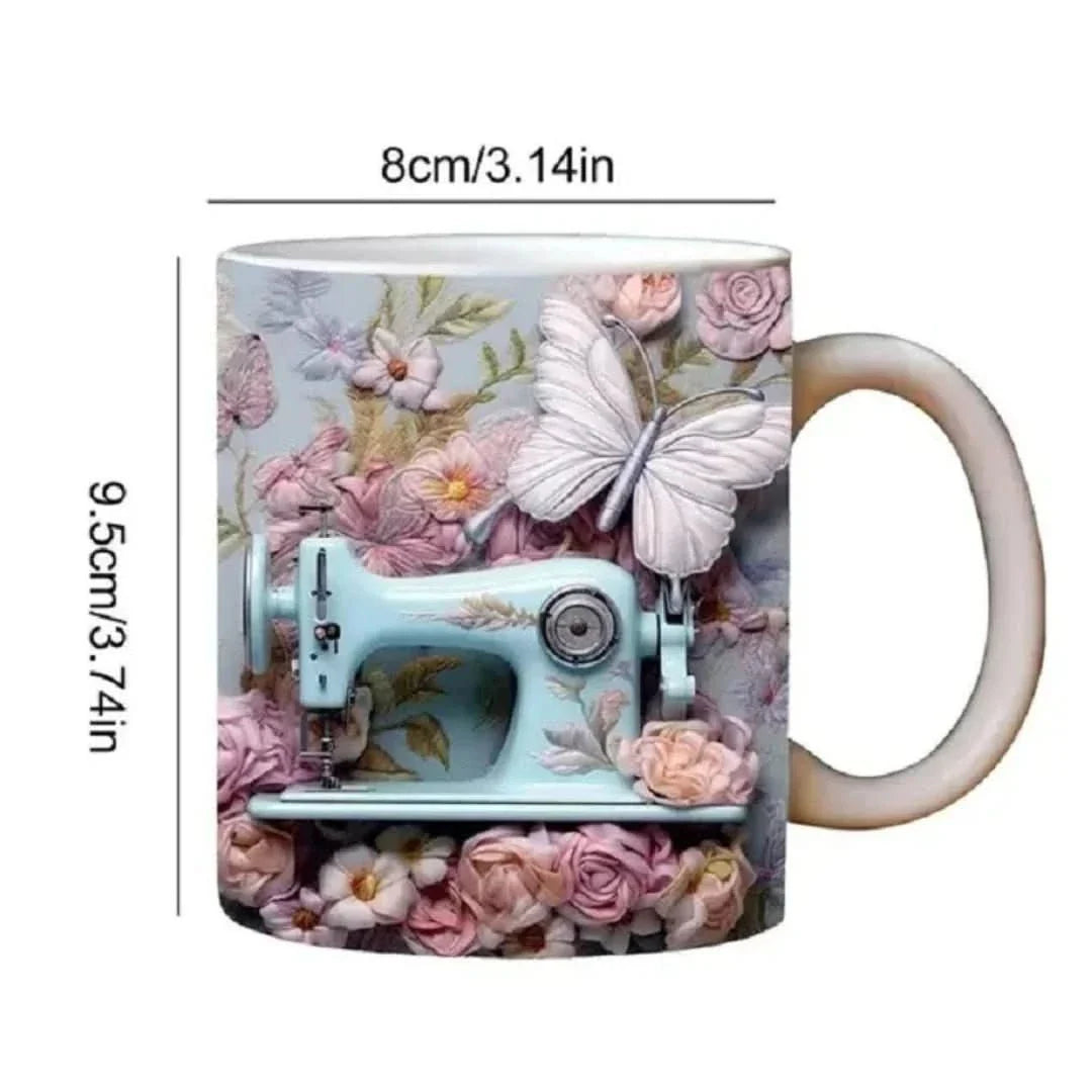 Taza de costura 3D