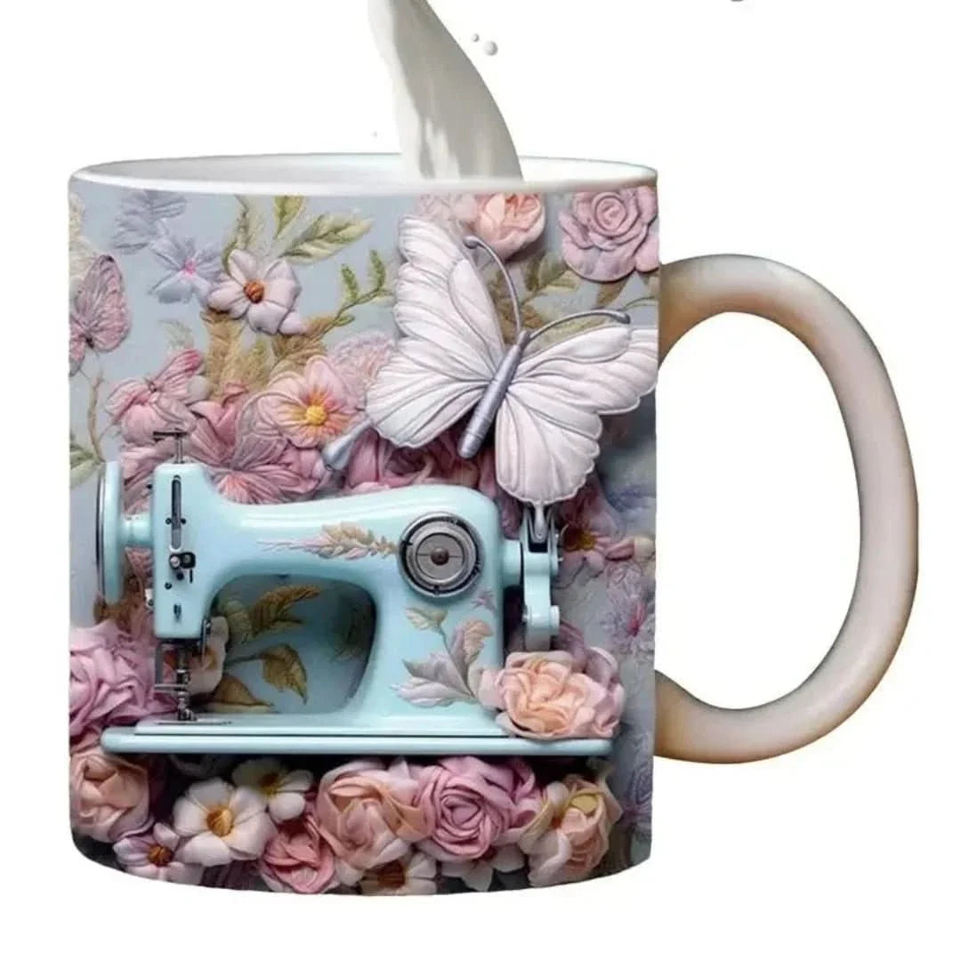 Taza de costura 3D