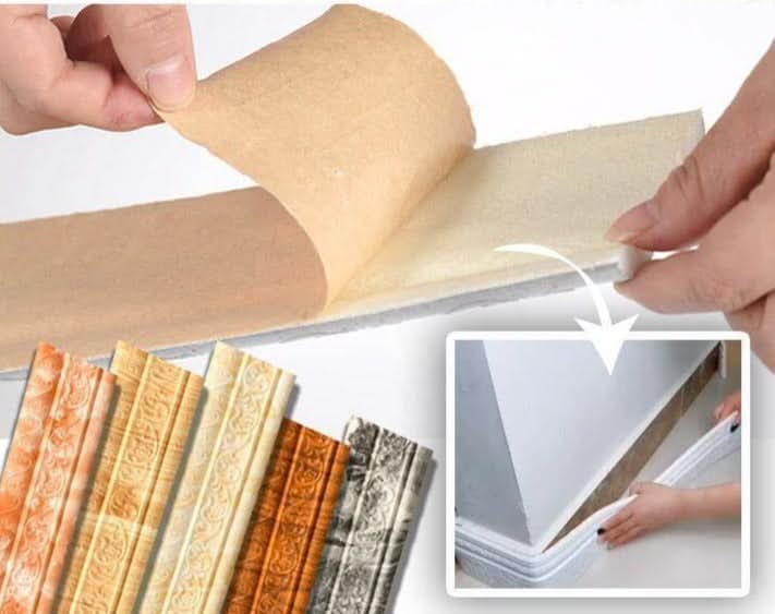 3D Plinth - Self-Adhesive 3D Wall Trim x 230 cm