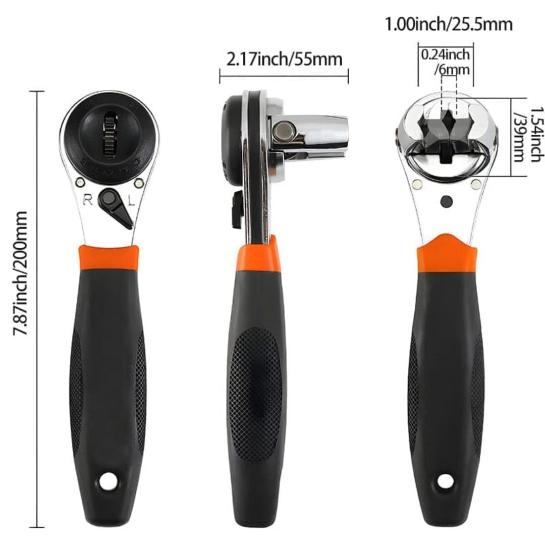 Adjustable Ratchet Wrench - Fits Everything