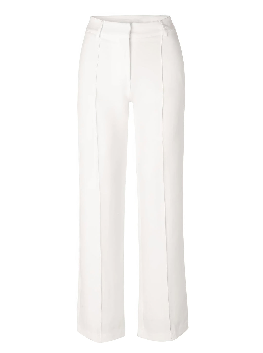 Pantalon élégant taille haute avec couture verticale à l’avant