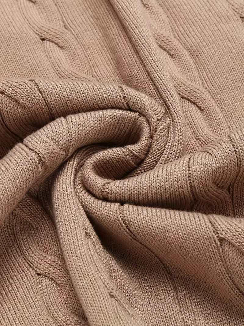 Gilet sans manches en tricot avec col en V