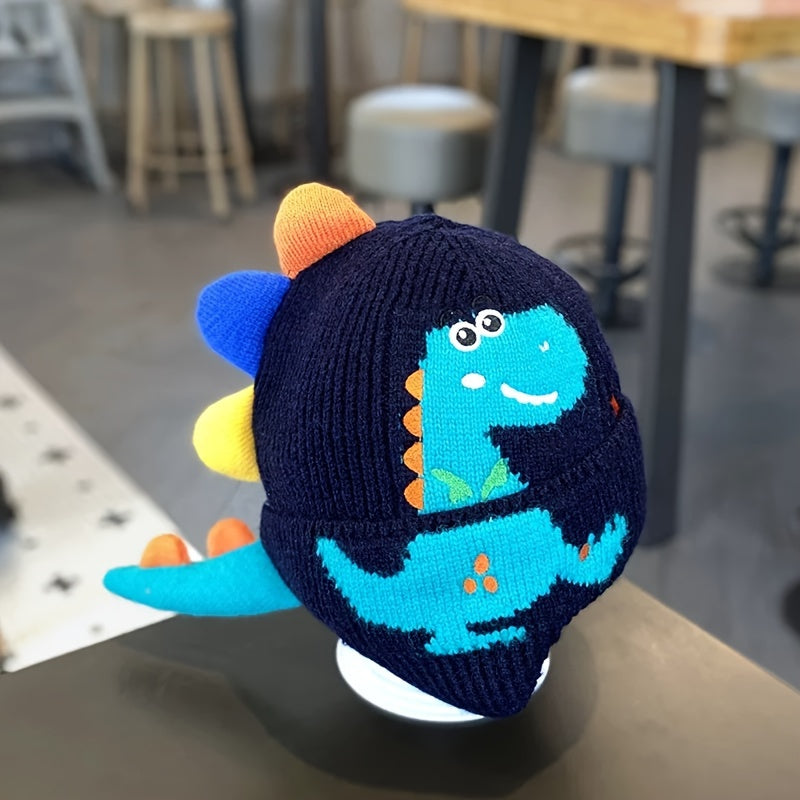 Cappello invernale con dinosauro per bambini - per un calore giocoso