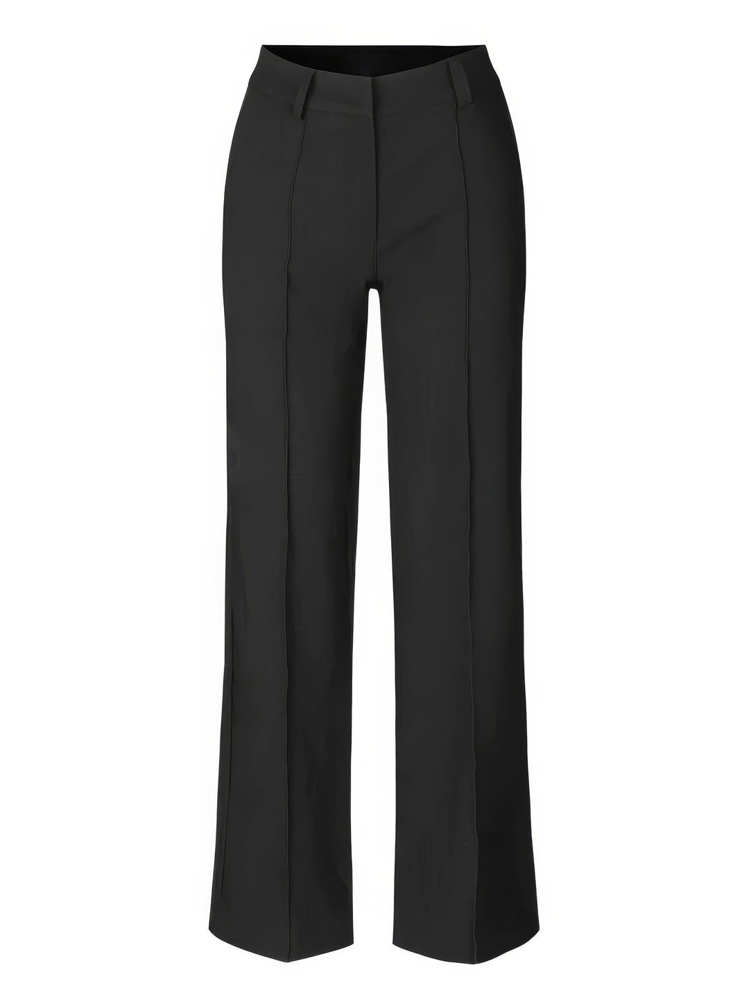 Pantalon élégant taille haute avec couture verticale à l’avant
