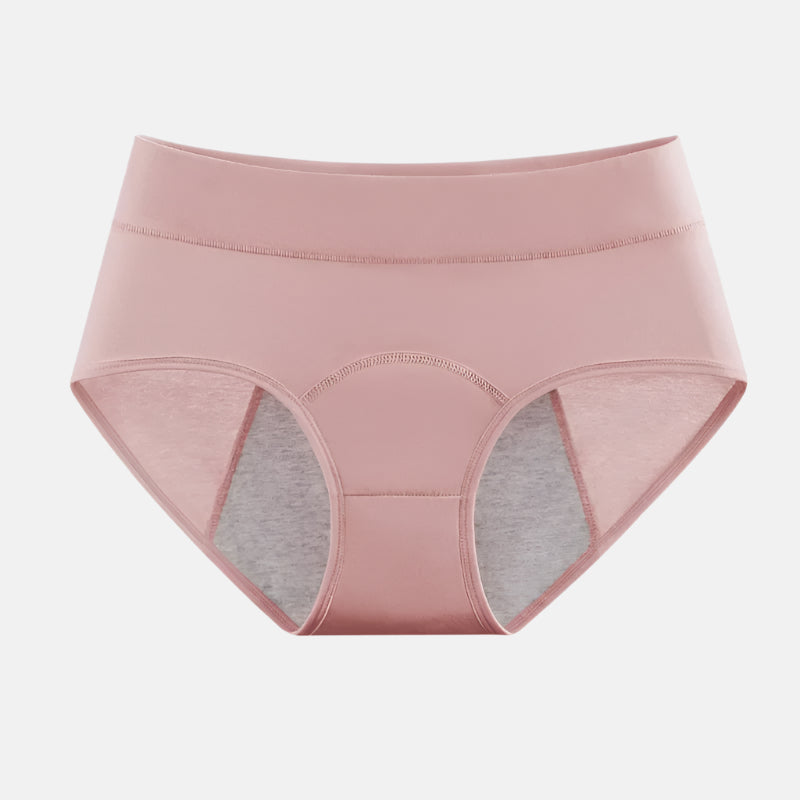 Leak-proof high-waisted menstrual underwear