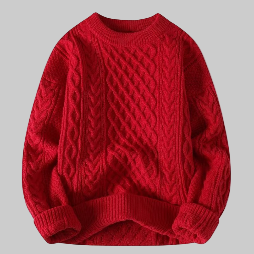 Maglione da donna con scollo rotondo – senza tempo e confortevole