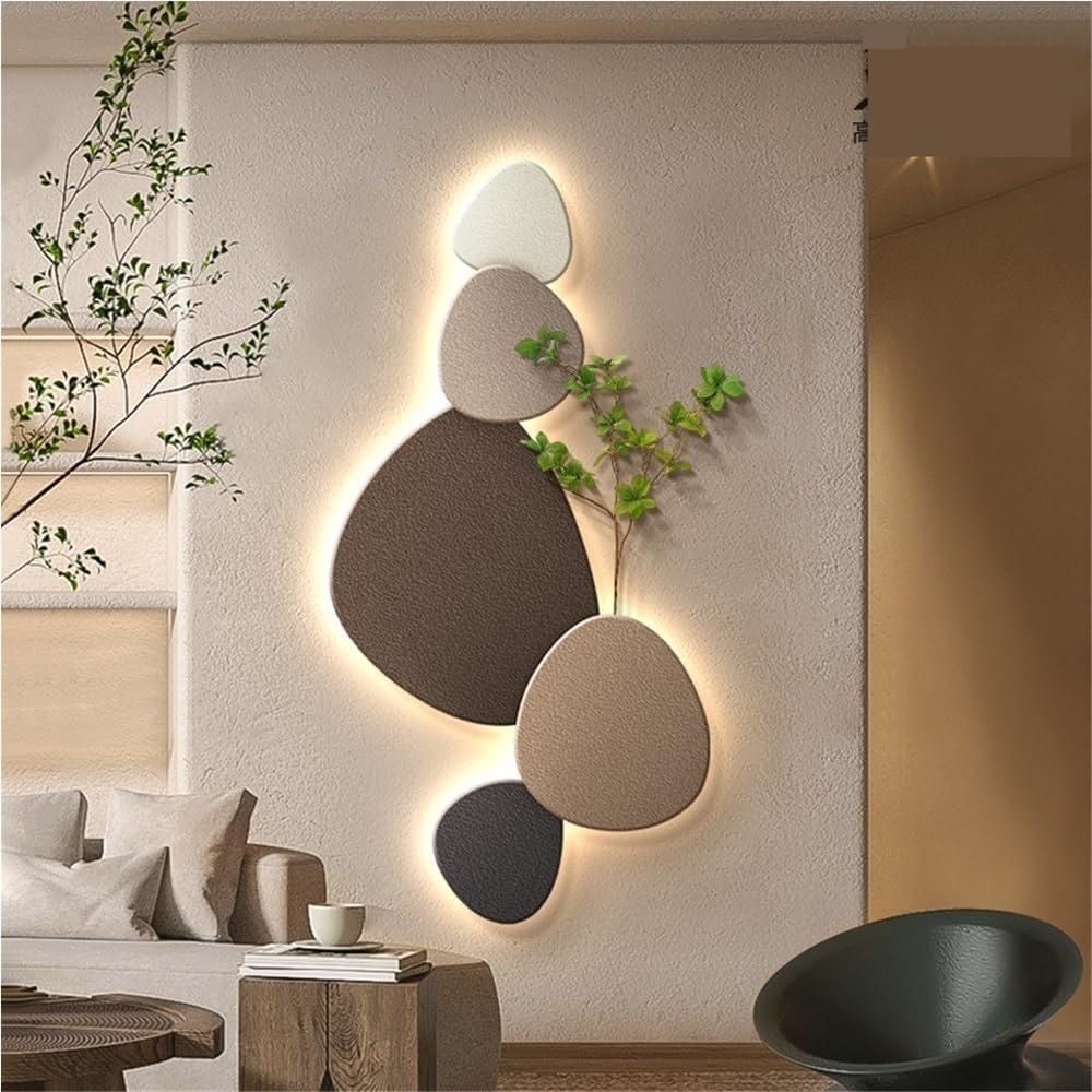 Lampă de perete modernă, cu design organic și iluminare LED, pentru interior