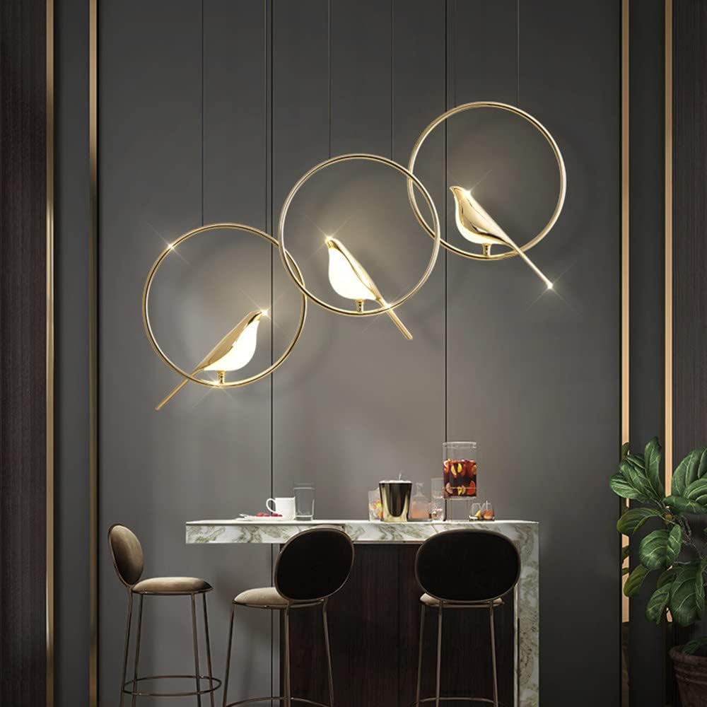 SkyLight-Pendelleuchte mit Vogelringen – Einzigartiges und fröhliches Design