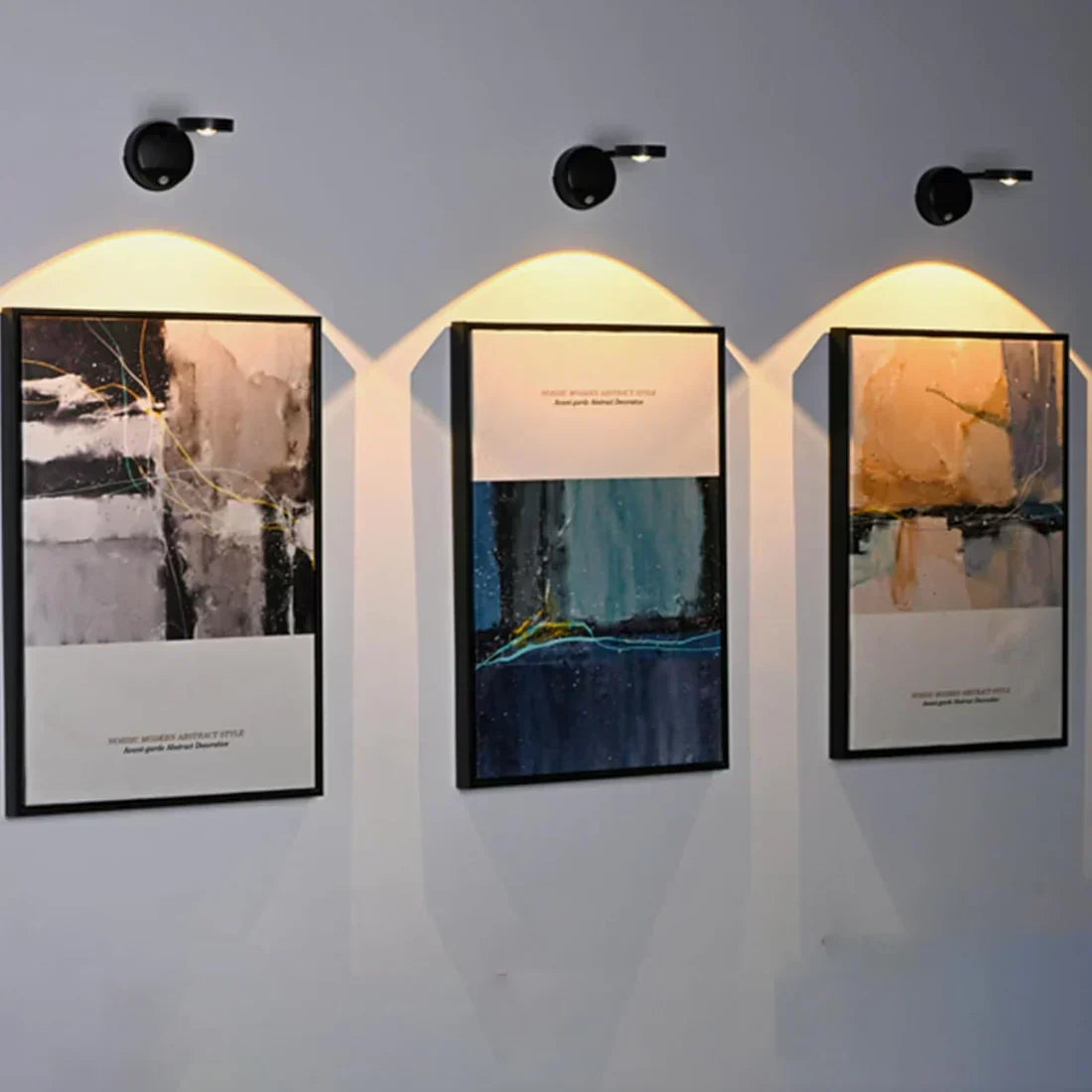 Wireless Wall Lamp with Motion Sensor – Rechargeable and Dimmable