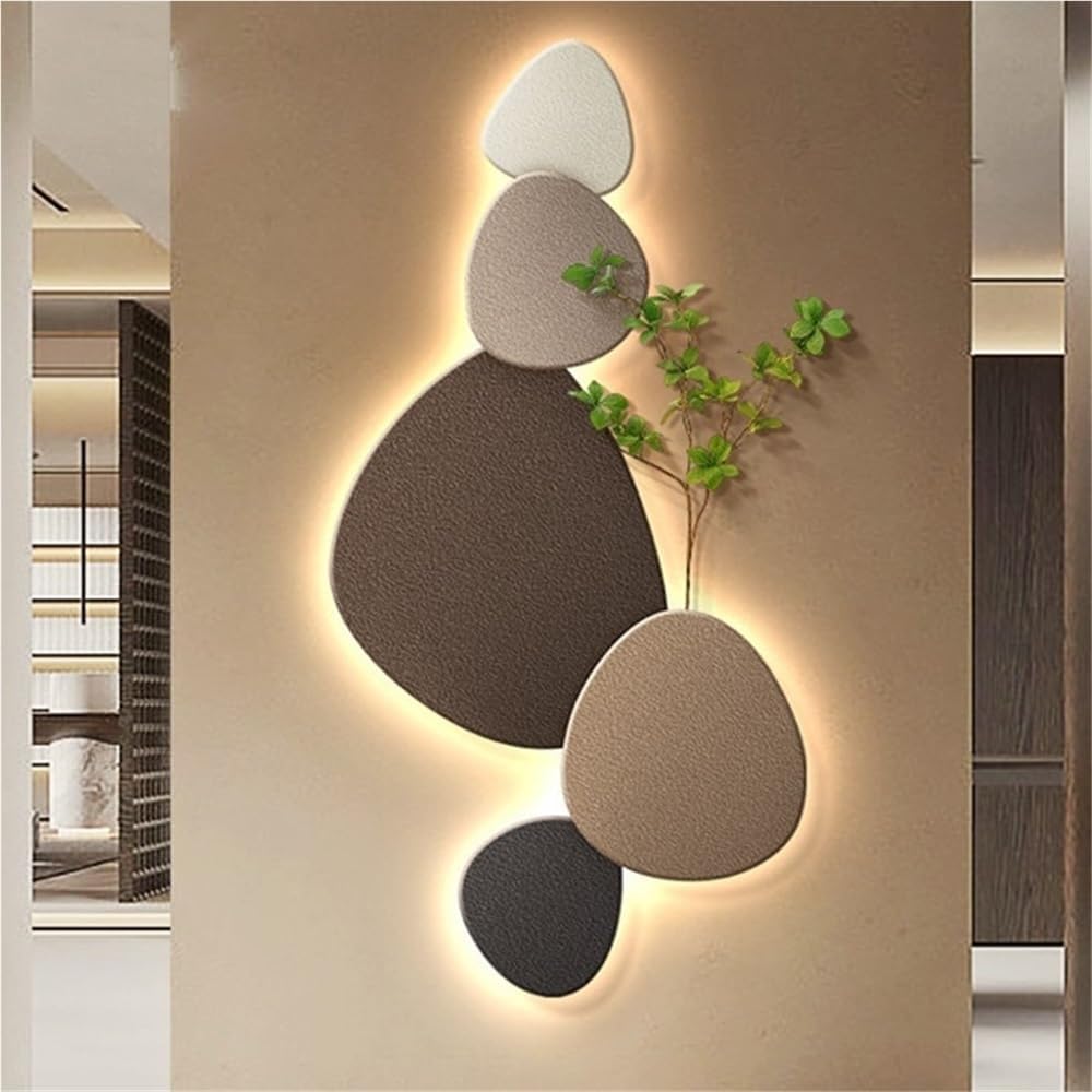 Lampă de perete modernă, cu design organic și iluminare LED, pentru interior