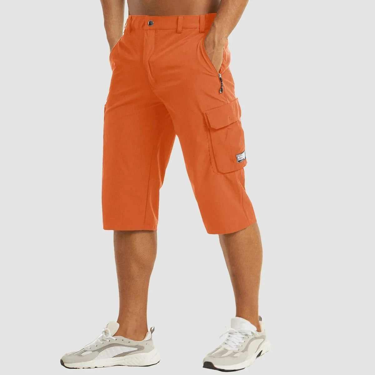 Funkční pánské cargo kraťasy z prodyšného materiálu s praktickými kapsami