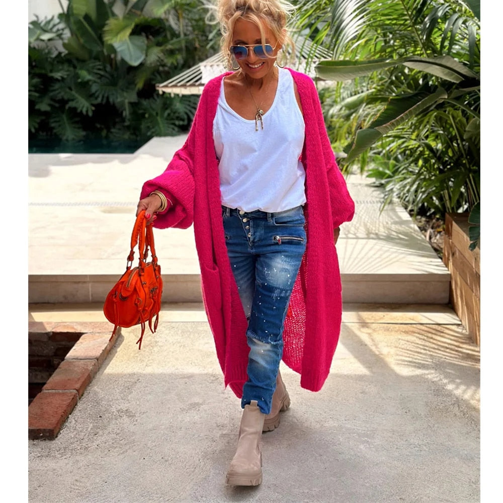Stylish Peace Cardigan for Women - Ibiza