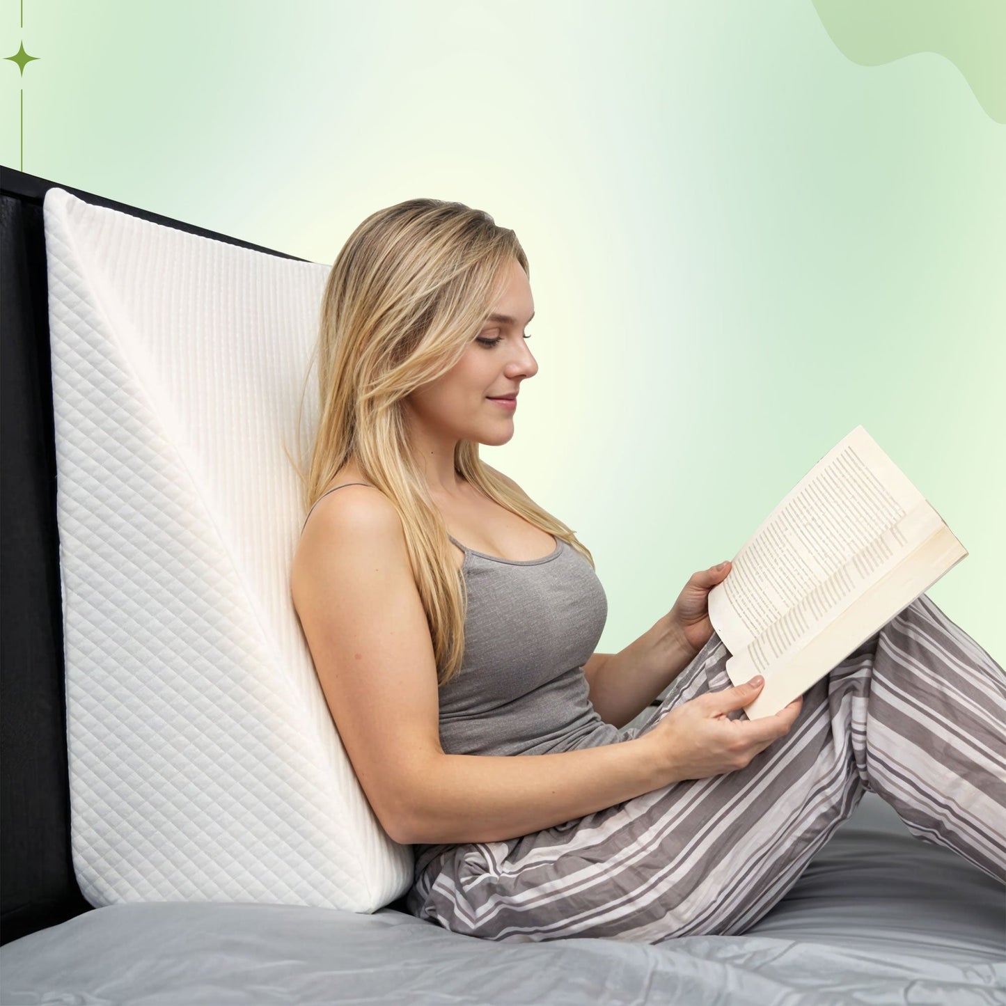 Back Pillow - WEDGE PILLOW FOR BACK & LEGS