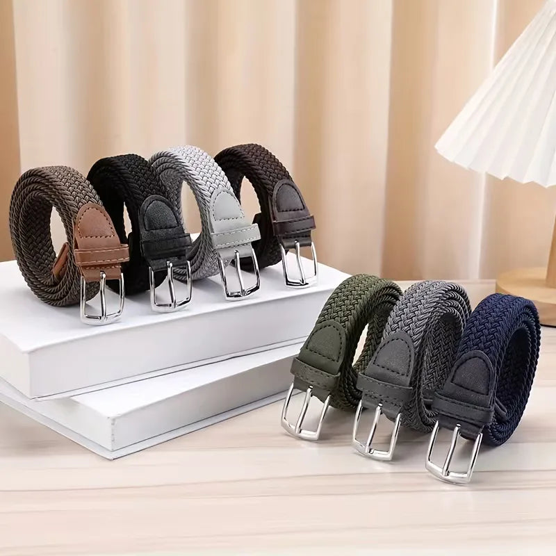Ceinture large avec texture tressée