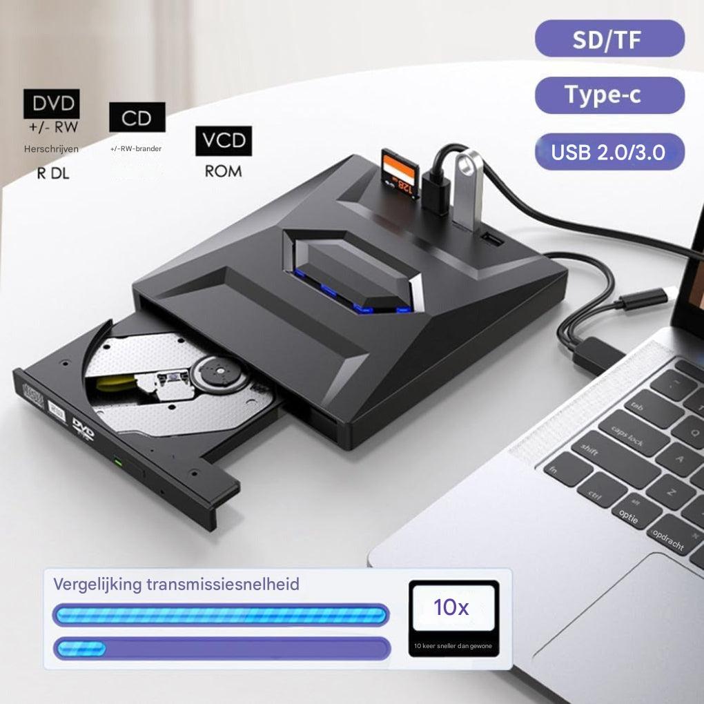 7-in-1 external DVD player and CD/DVD-RW burner