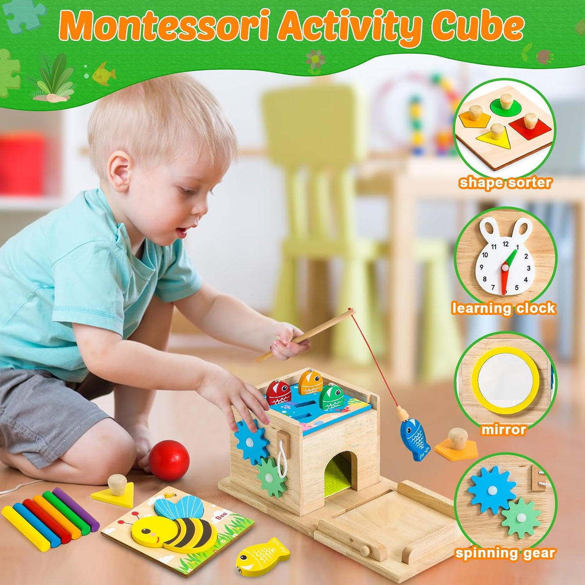 Educational Baby Toy Set - Stimulate Growth and Development