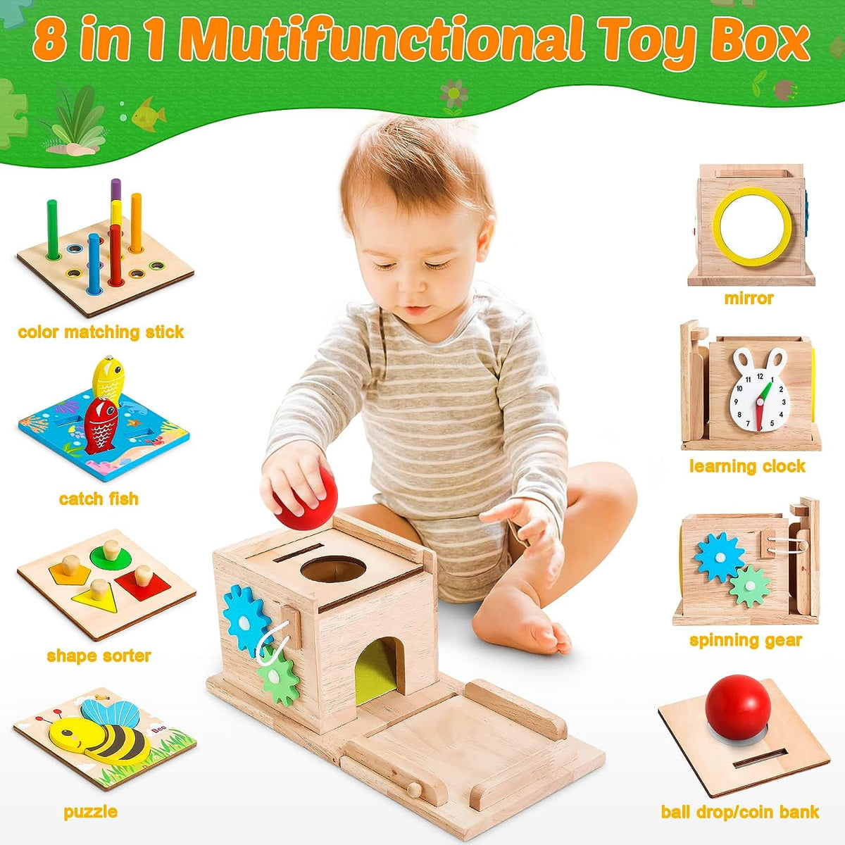 Educational Baby Toy Set - Stimulate Growth and Development