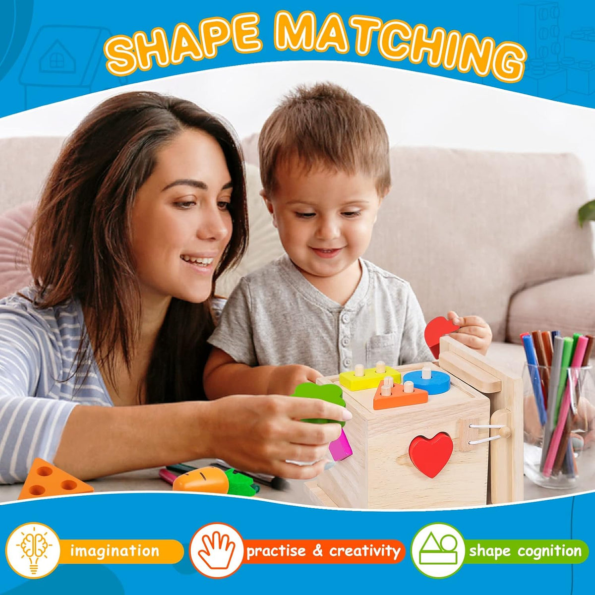 Educational Baby Toy Set - Stimulate Growth and Development