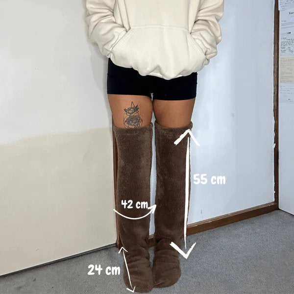 Fuzzy Legs™ | Warme, flauschige Beinwärmer