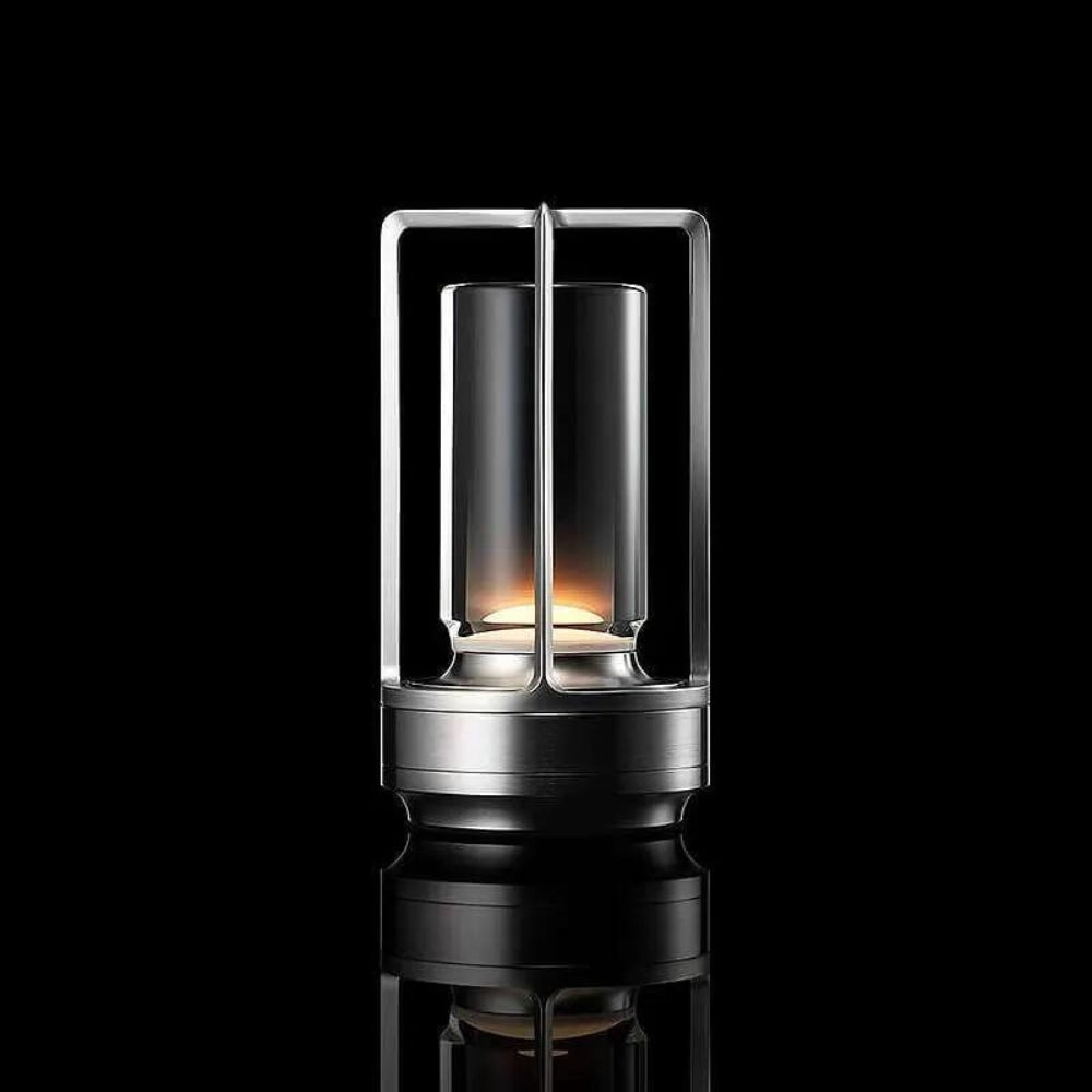Kabellose Kristall-Tischlampe mit Touch-Steuerung