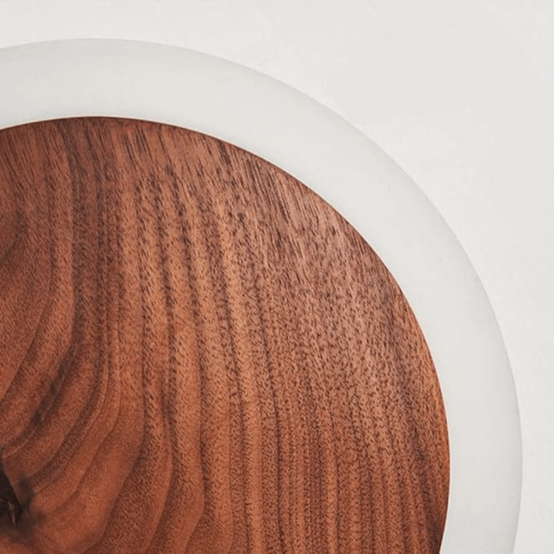 Nordic Walnut LED Wall Lamp