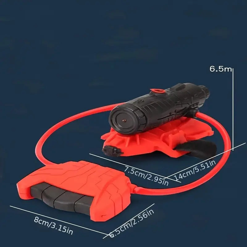 Luvas de água para crianças, com padrão de membrana e jatos de água divertidos