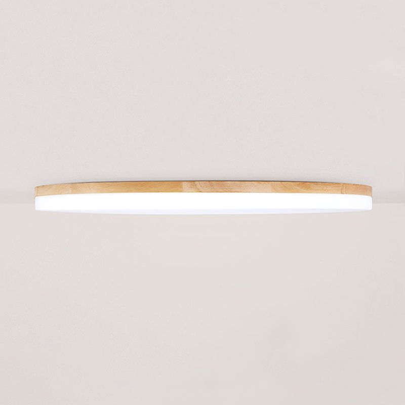 Moderne LED-taklampe i tre til alle rom
