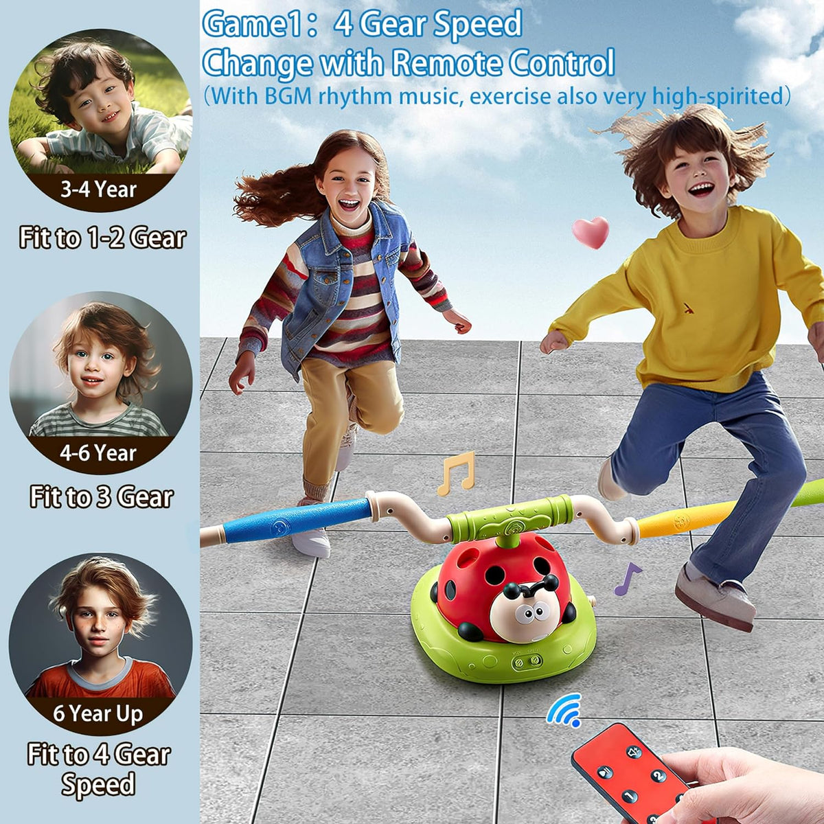 3-in-1 Ring Toss - Rocket Games Adventure - Unique Entertainment