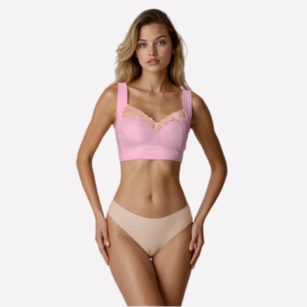 Push-up bra without underwire